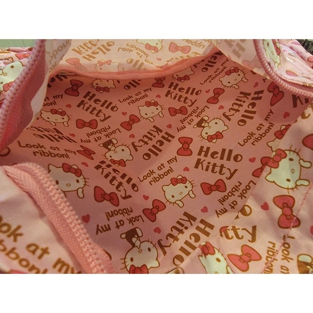 Hello Kitty Backpack School Bag Girls Sanrio All-Over Print Kidcore 2015 - Picture 6 of 9